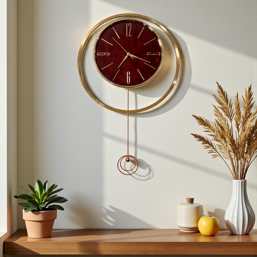 Verona Pendulum Wall Clock | Orvelli